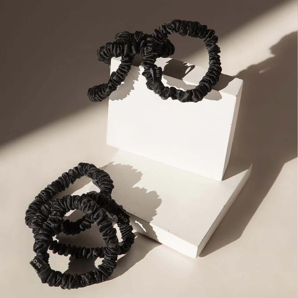 Skinny Scrunchie Set - Black Jade - Image 4