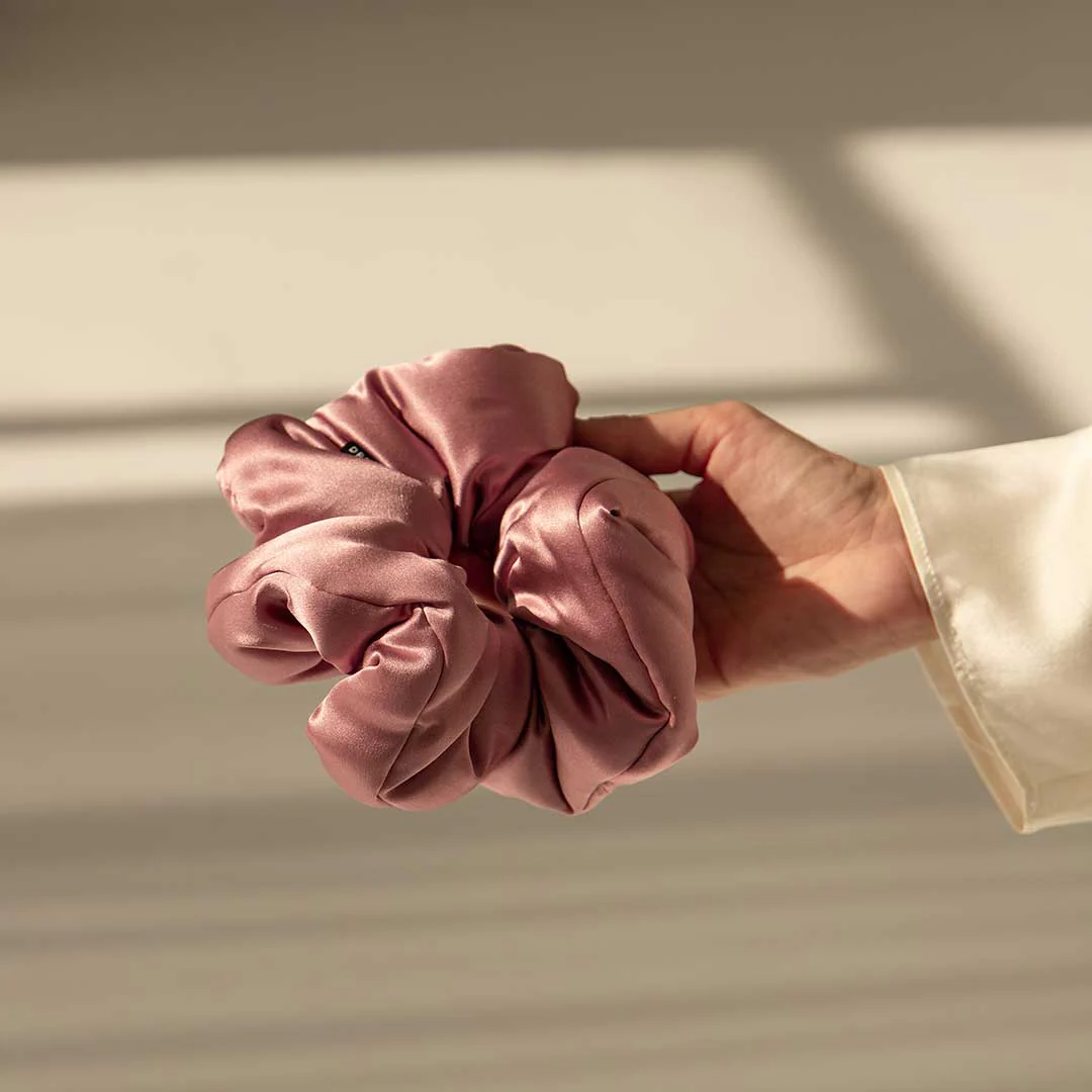Damask Rose - Padded Scrunchie - Image 3