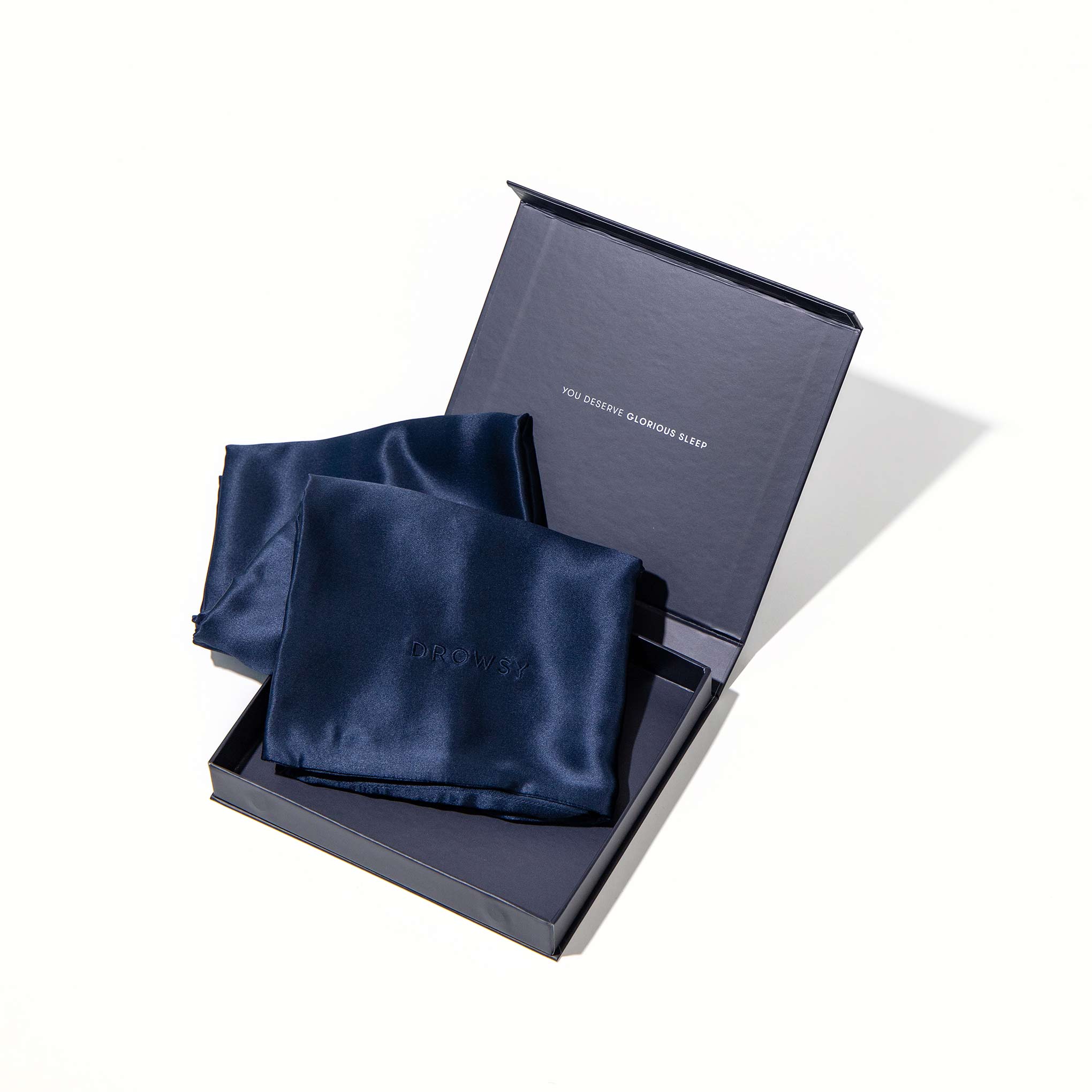 Midnight Blue Silk Pillowcase - Image 5